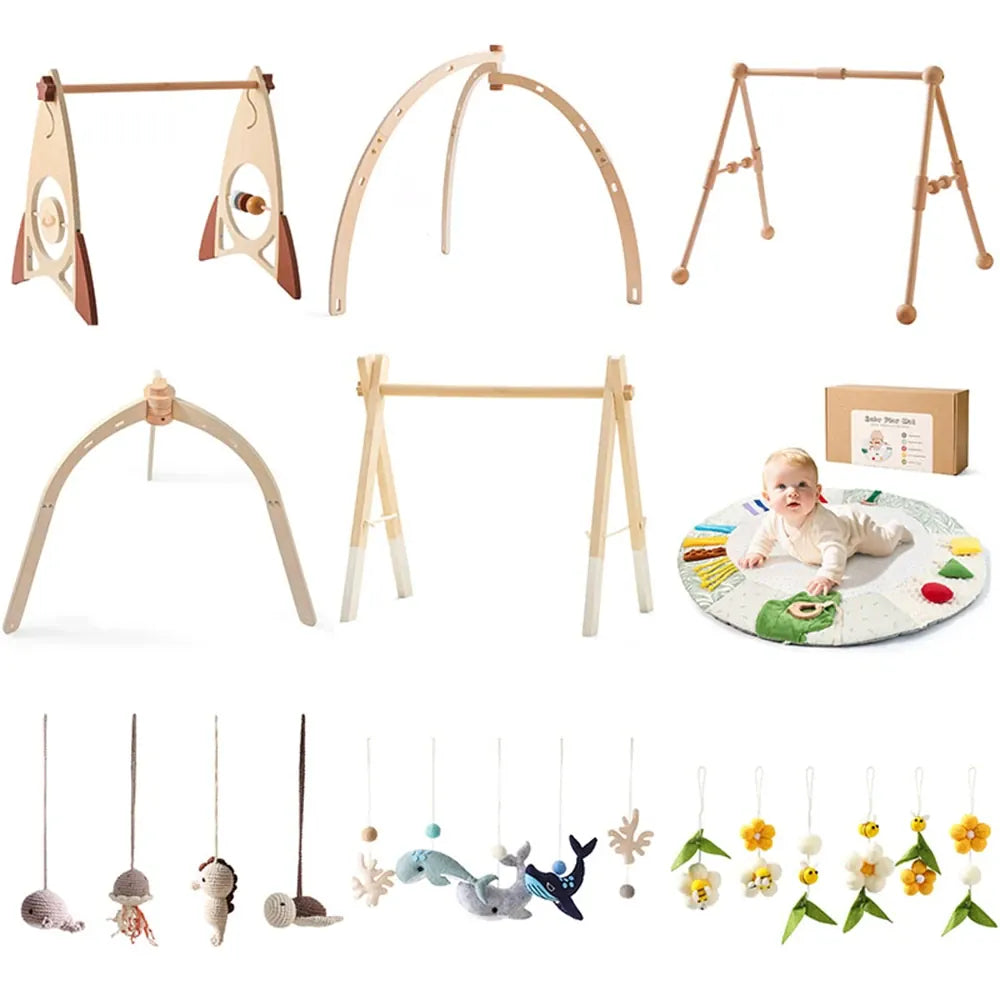 Cocon Montessori Arche D'Eveil Bébé En Bois