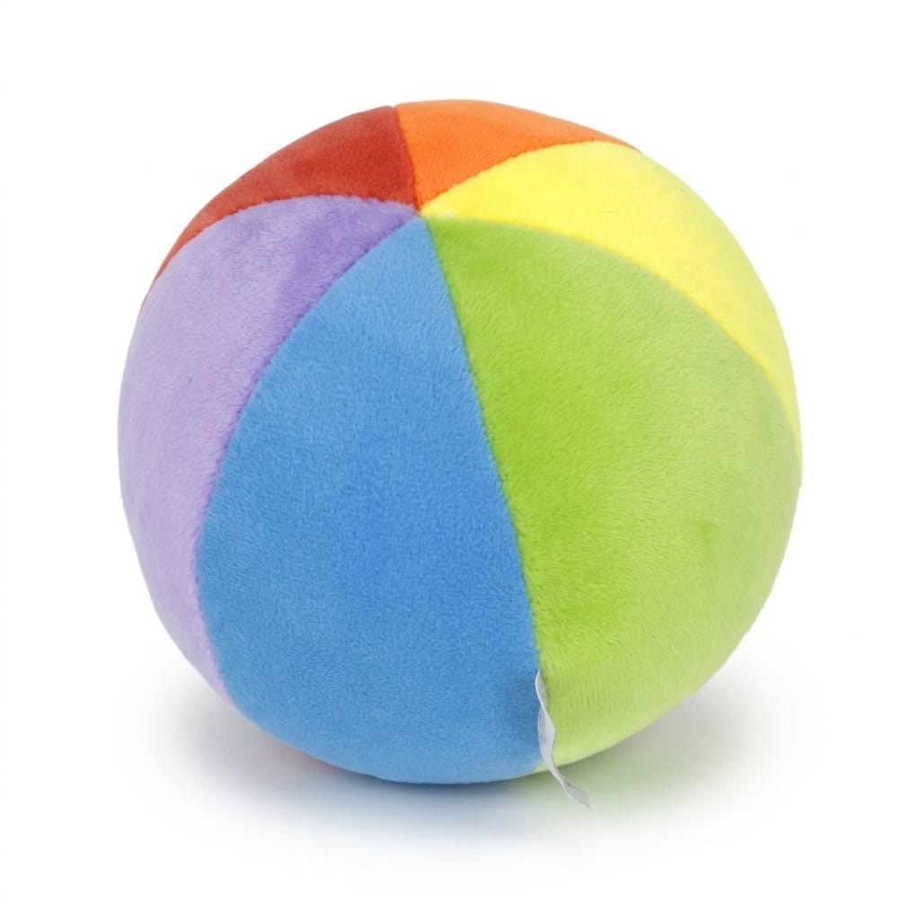 Cocon Montessori Balle D'Éveil Sensorielle En Peluche Multicolore Avec Clochette Pour Bébé