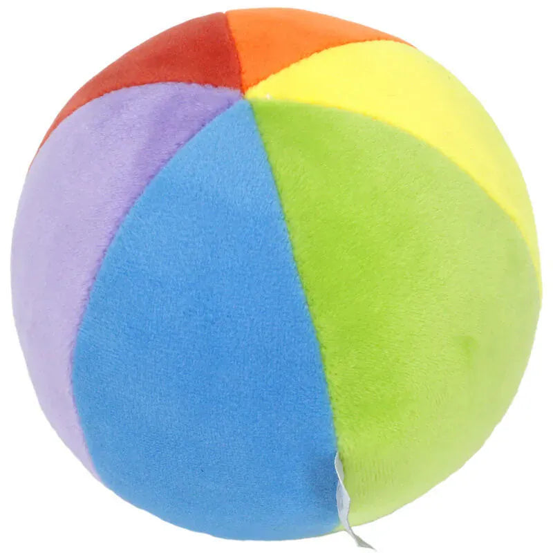 Cocon Montessori Balle D'Éveil Sensorielle En Peluche Multicolore Avec Clochette Pour Bébé