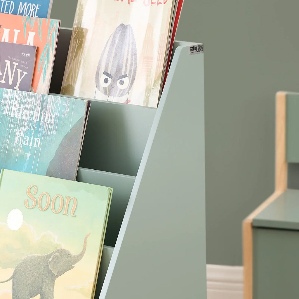 Cocon Montessori Bibliothèque Murale Avec Bac De Rangement Jouet