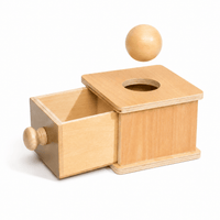 Cocon Montessori Boîte À Formes Et Tambour D'Éveil Montessori En Bois