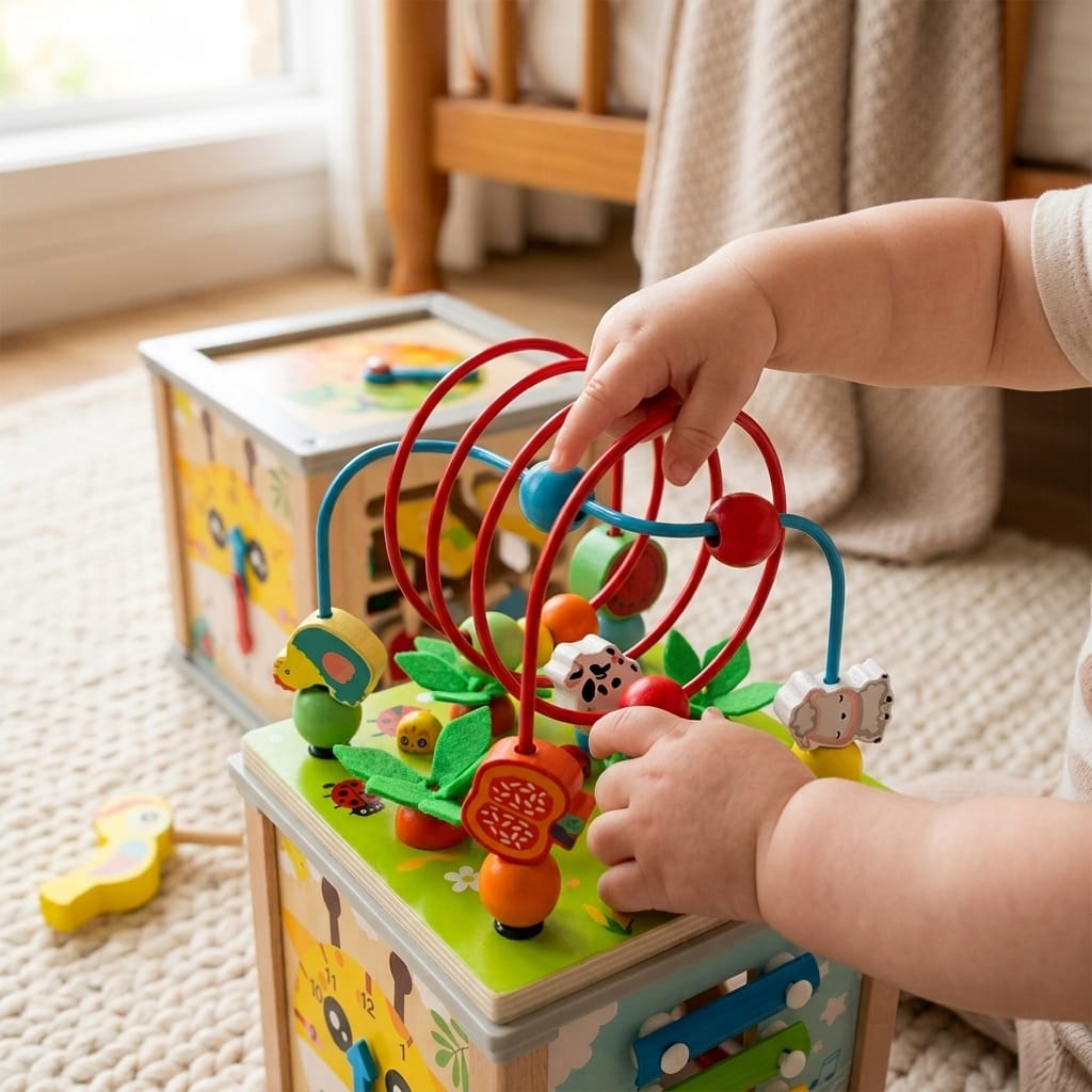 Cocon Montessori Boîte Multifonctionnelle En Bois Montessori