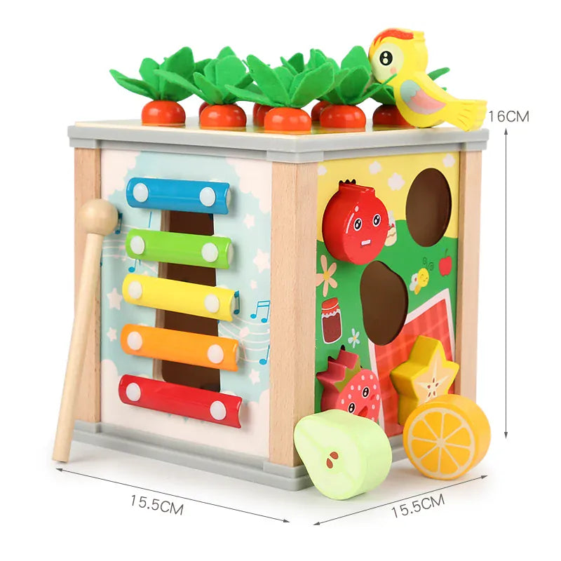 Cocon Montessori Boîte Multifonctionnelle En Bois Montessori