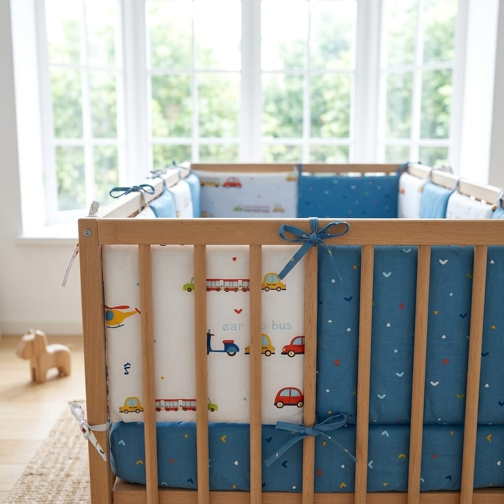 Cocon Montessori Ensemble De Coussins Protecteurs De Berceau