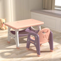 Cocon Montessori Ensemble Table Et Chaises En Plastique Pour Enfant