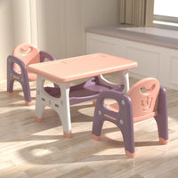 Cocon Montessori Ensemble Table Et Chaises En Plastique Pour Enfant