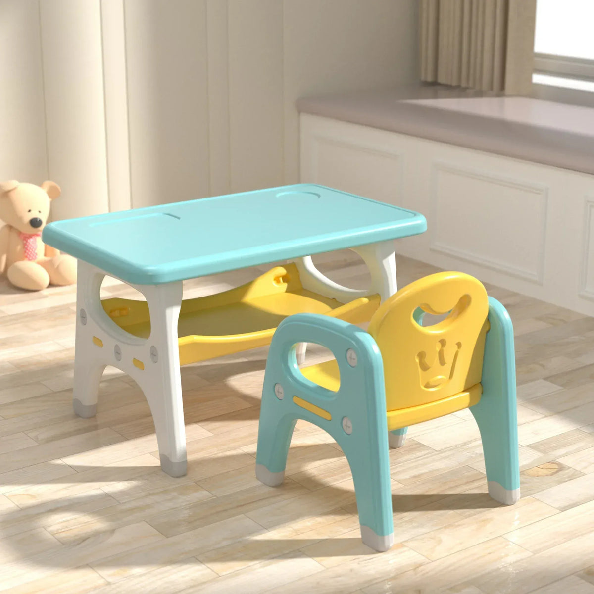 Cocon Montessori Ensemble Table Et Chaises En Plastique Pour Enfant
