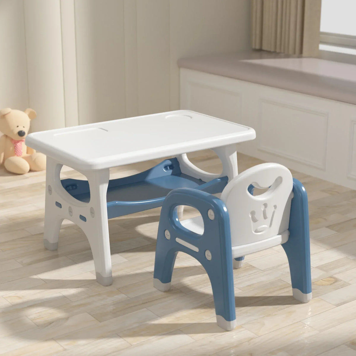 Cocon Montessori Ensemble Table Et Chaises En Plastique Pour Enfant