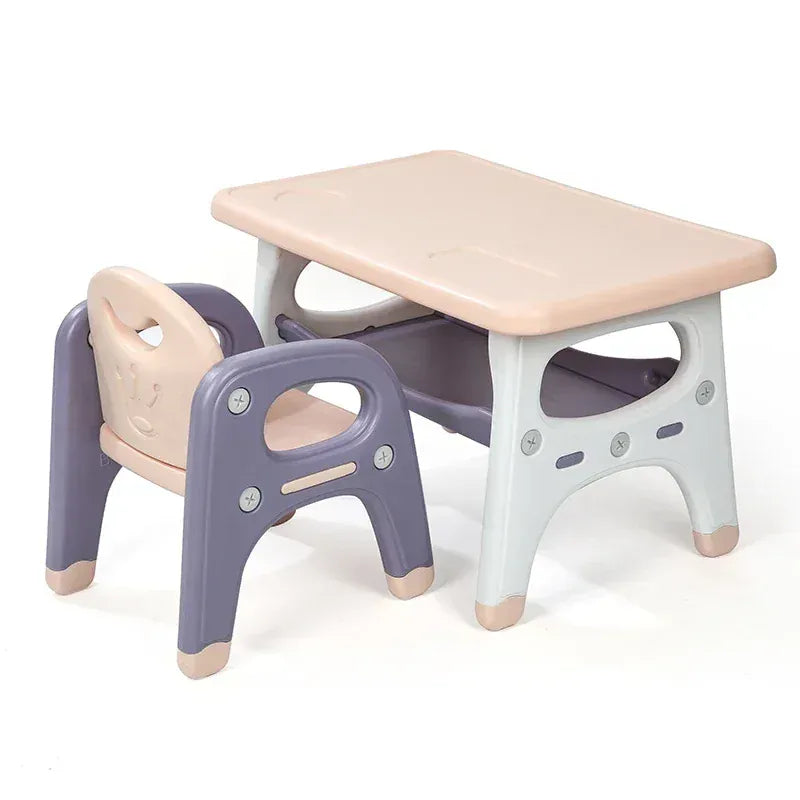 Cocon Montessori Ensemble Table Et Chaises En Plastique Pour Enfant