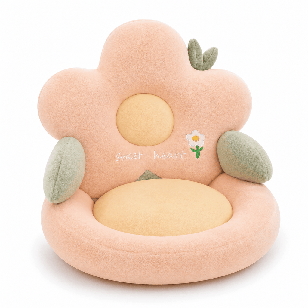 Cocon Montessori Fauteuil En Peluche En Forme De Fleur