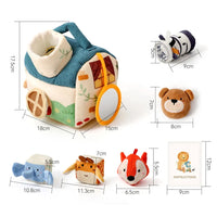 Cocon Montessori Ferme Musicale En Peluche Avec Animaux Pour Bébé