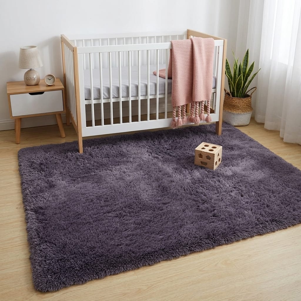 Cocon Montessori Grand Tapis Chambre Tout Doux Uni