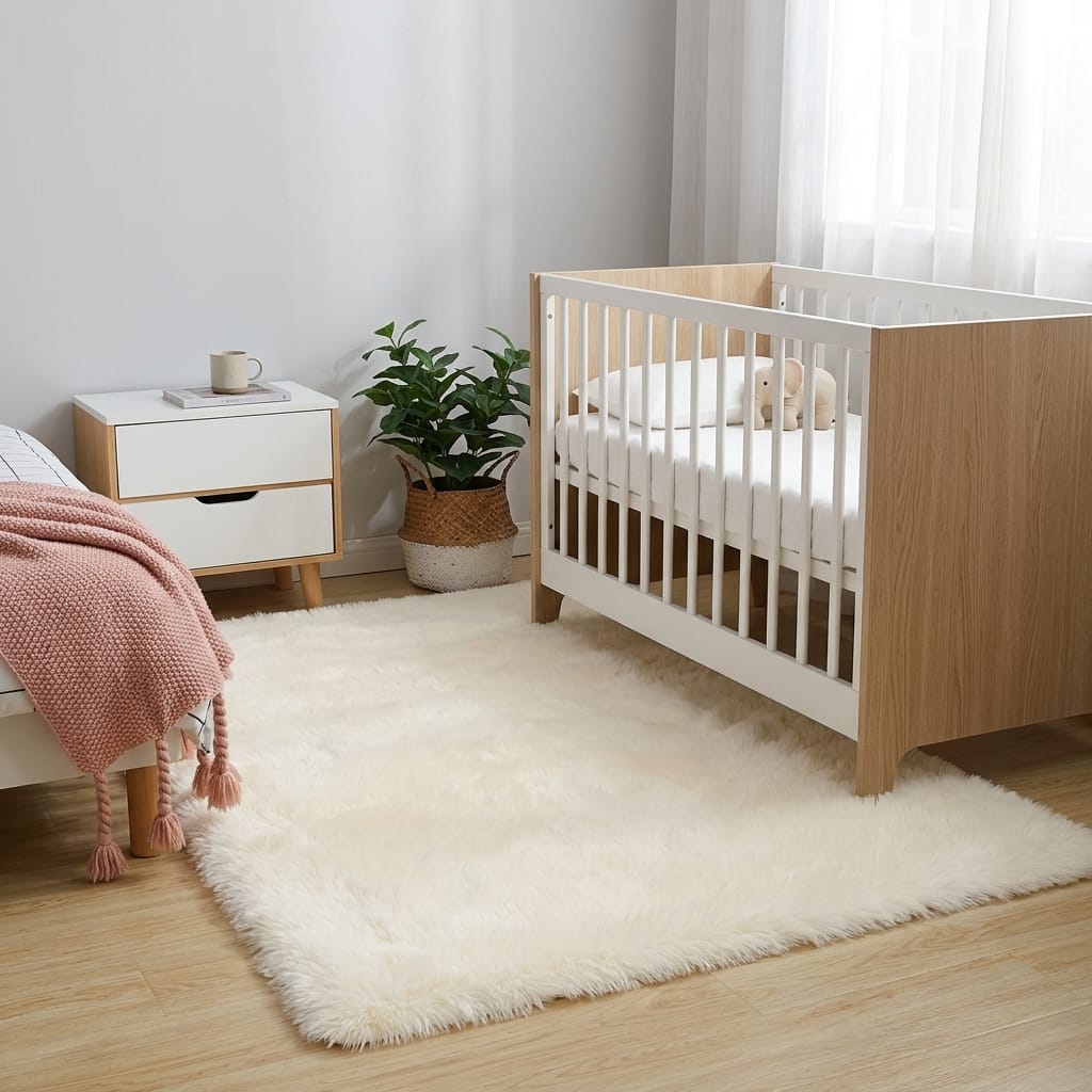 Cocon Montessori Grand Tapis Chambre Tout Doux Uni
