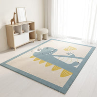 Cocon Montessori Grand Tapis Cheval - Panda - Dinosaure