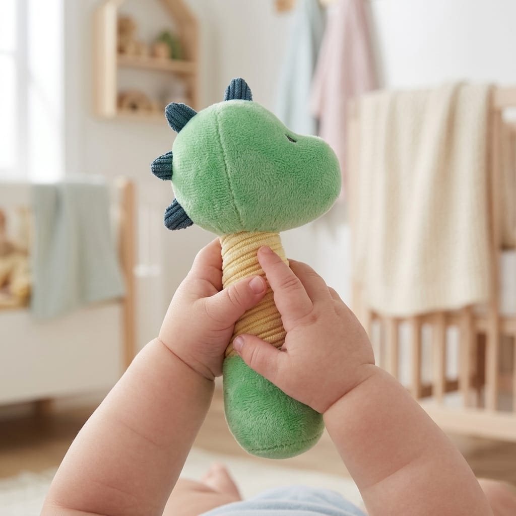 Cocon Montessori Hochet Éveil Peluche Animaux Pour Bébé Et Nouveau-Né