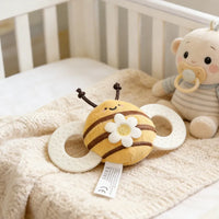 Cocon Montessori Hochet Sensoriel En Peluche Insecte Pour Bébé