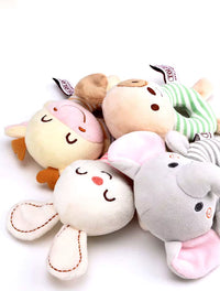 Cocon Montessori Hochet Suspendu En Peluche Animaux Pour Lit De Bébé