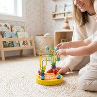 Cocon Montessori Jeu D'Éveil En Bois Avec Boules