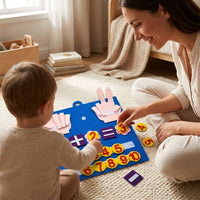 Cocon Montessori Jouet D'Apprentissage Des Chiffres En Feutrine