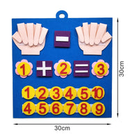 Cocon Montessori Jouet D'Apprentissage Des Chiffres En Feutrine