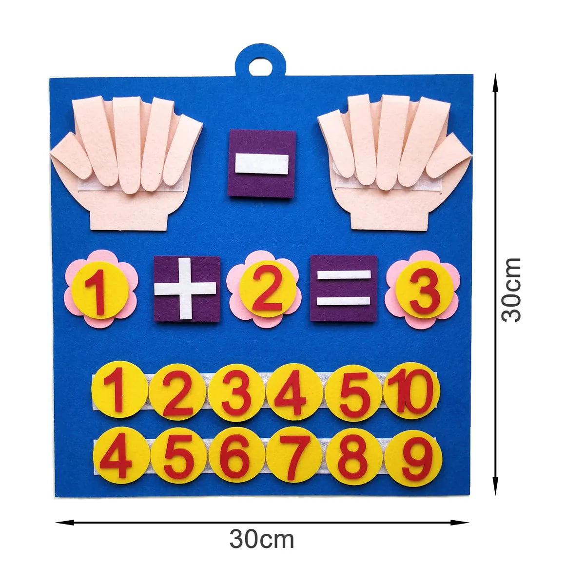 Cocon Montessori Jouet D'Apprentissage Des Chiffres En Feutrine