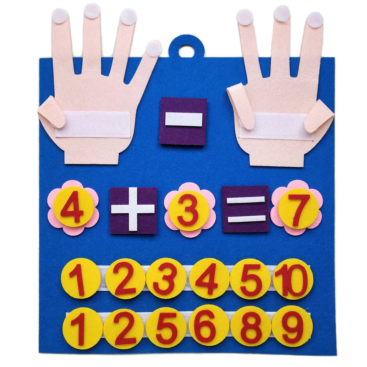 Cocon Montessori Jouet D'Apprentissage Des Chiffres En Feutrine