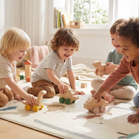 Cocon Montessori Jouet En Bois Forme Voiture Et Dinosaure Pour Bébé