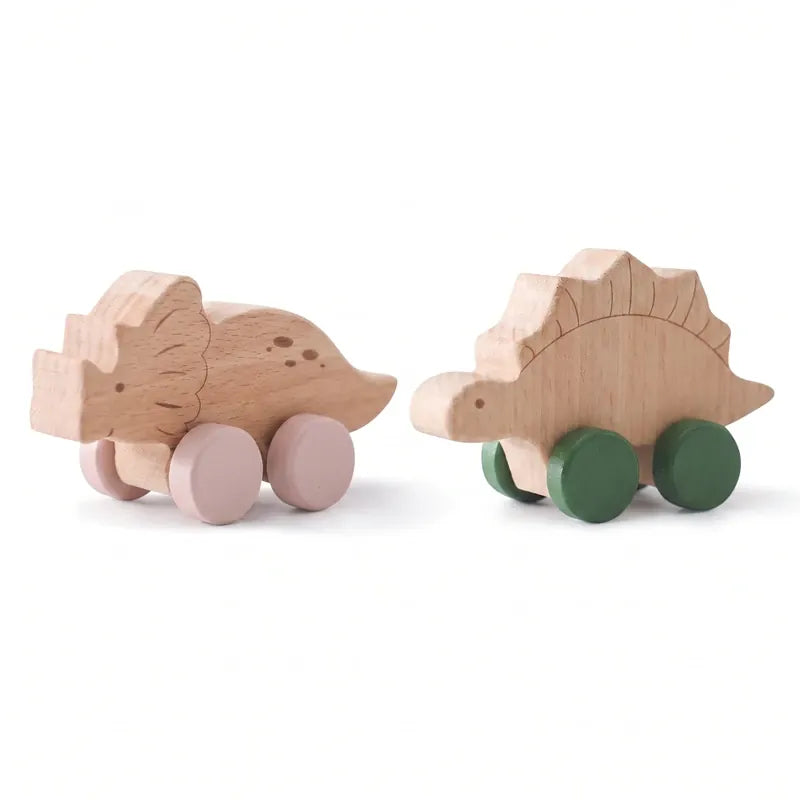 Cocon Montessori Jouet En Bois Forme Voiture Et Dinosaure Pour Bébé