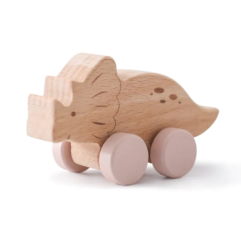 Cocon Montessori Jouet En Bois Forme Voiture Et Dinosaure Pour Bébé