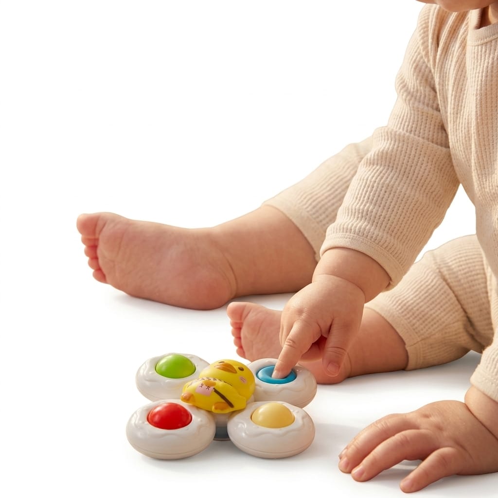 Cocon Montessori Jouet Ventouse Rotatif Pour Bébé