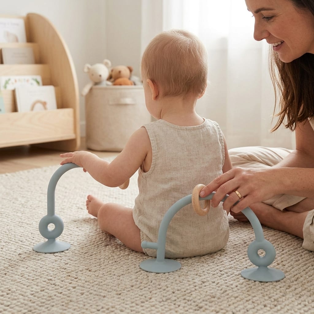 Cocon Montessori Labyrinthe De Motricité Fine En Silicone Pour Bébé