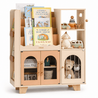 Cocon Montessori Meuble De Rangement Combiné Étagère Et Jouets