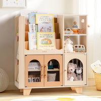 Cocon Montessori Meuble De Rangement Combiné Étagère Et Jouets