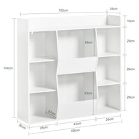 Cocon Montessori Meuble De Rangement Ouvert Avec 8 Compartiments