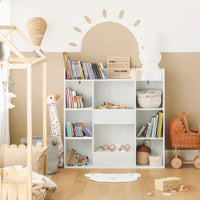 Cocon Montessori Meuble De Rangement Ouvert Avec 8 Compartiments