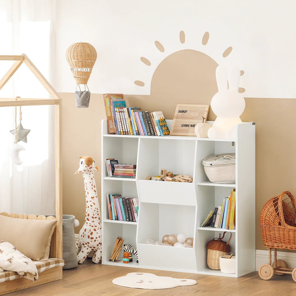 Cocon Montessori Meuble De Rangement Ouvert Avec 8 Compartiments