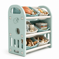 Cocon Montessori Meuble De Rangement Pour Jouets Avec Bacs Basculants
