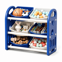 Cocon Montessori Meuble De Rangement Pour Jouets Avec Bacs Basculants