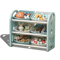Cocon Montessori Meuble De Rangement Pour Jouets Avec Bacs Basculants