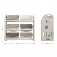 Cocon Montessori Meuble De Rangement Pour Jouets Avec Bacs Basculants