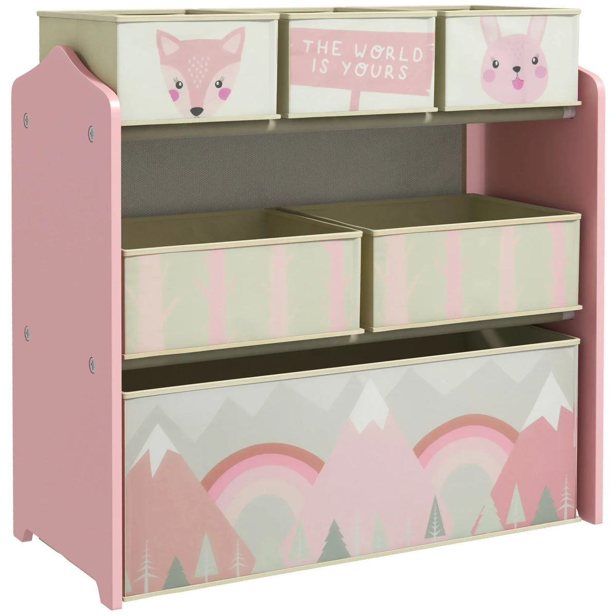 Cocon Montessori Meuble De Rangement Pour Jouets Enfant