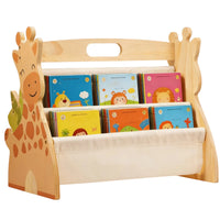 Cocon Montessori Porte-Livres Double Face En Bois Pour Enfant
