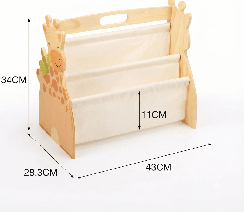 Cocon Montessori Porte-Livres Double Face En Bois Pour Enfant