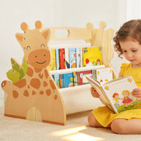 Cocon Montessori Porte-Livres Double Face En Bois Pour Enfant
