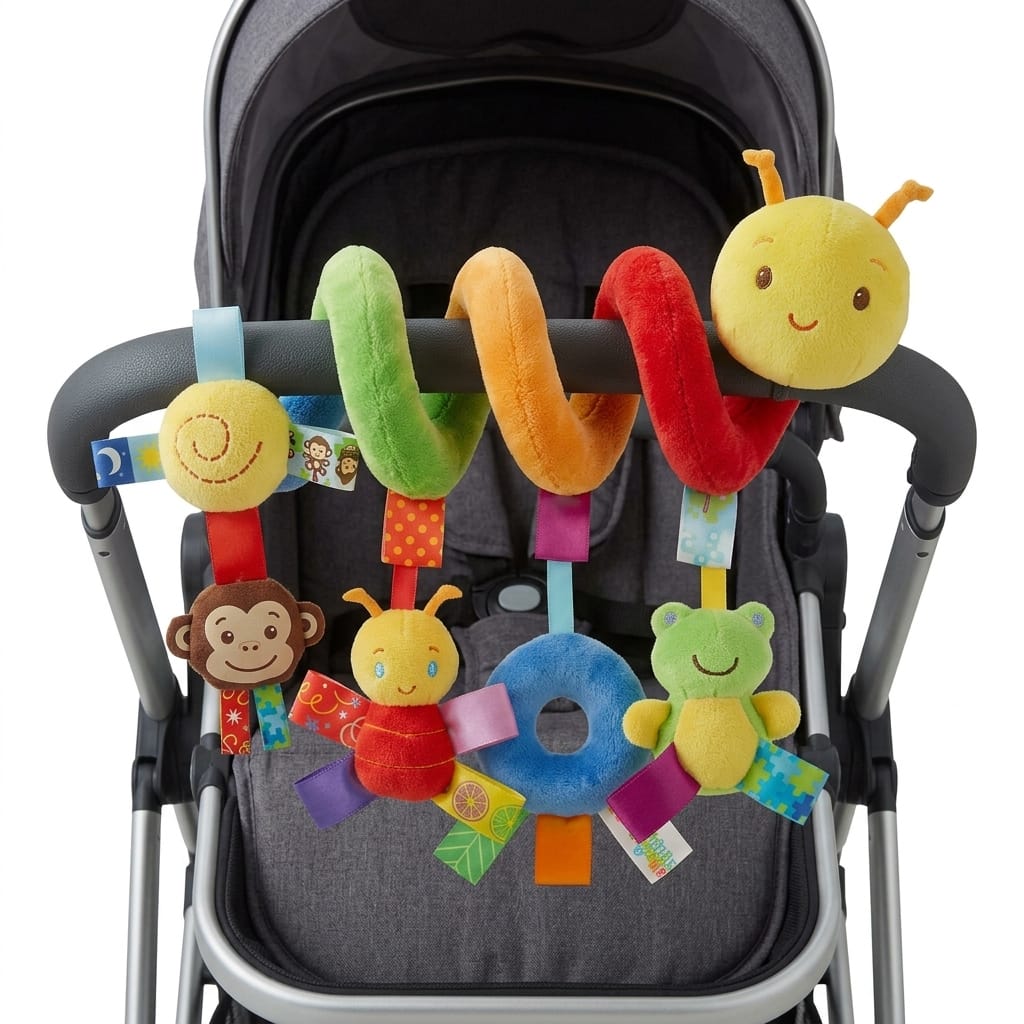 Cocon Montessori Spirale D'Éveil Suspendue Pour Poussette Et Lit Bébé