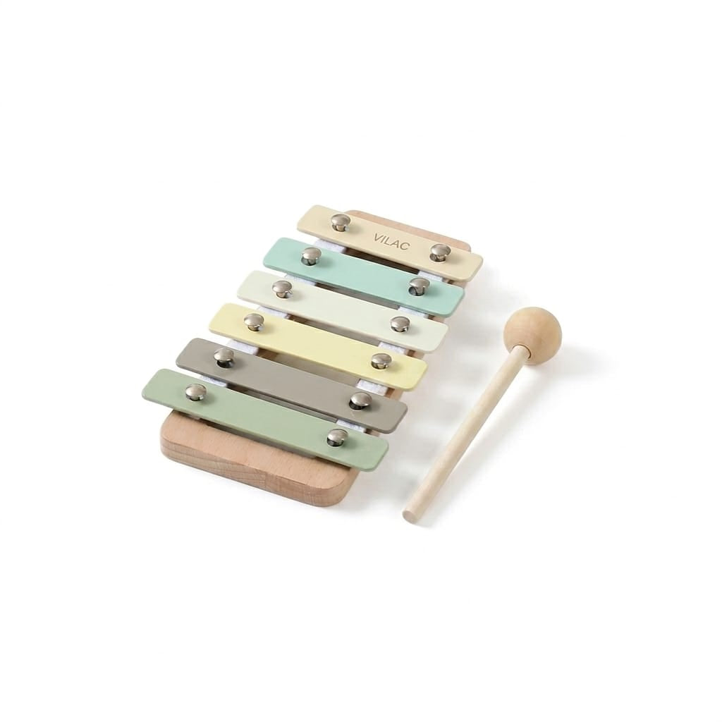 Cocon Montessori Table Musicale D'Éveil Et Xylophone En Bois Montessori