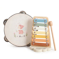 Cocon Montessori Table Musicale D'Éveil Et Xylophone En Bois Montessori