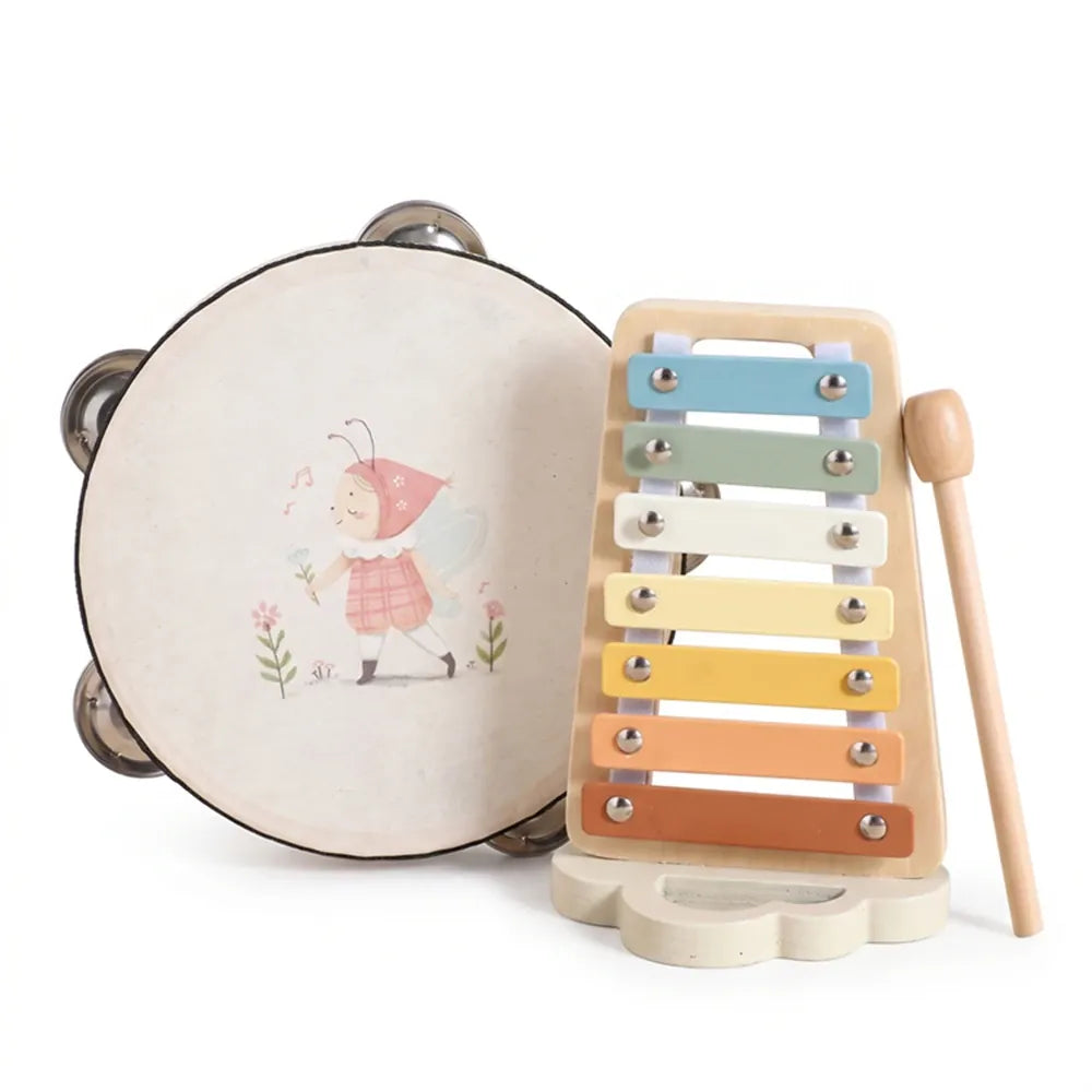 Cocon Montessori Table Musicale D'Éveil Et Xylophone En Bois Montessori