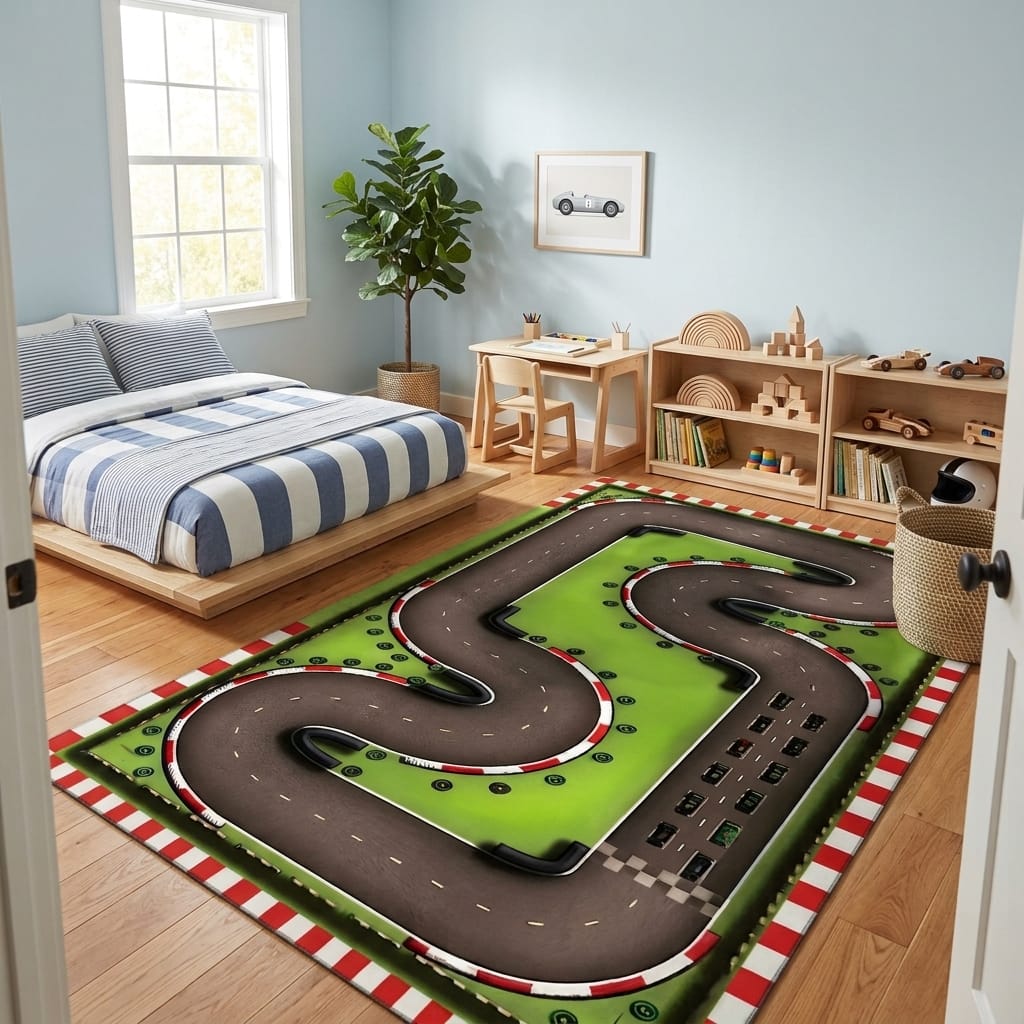 Cocon Montessori Tapis Circuit De Course Enfant