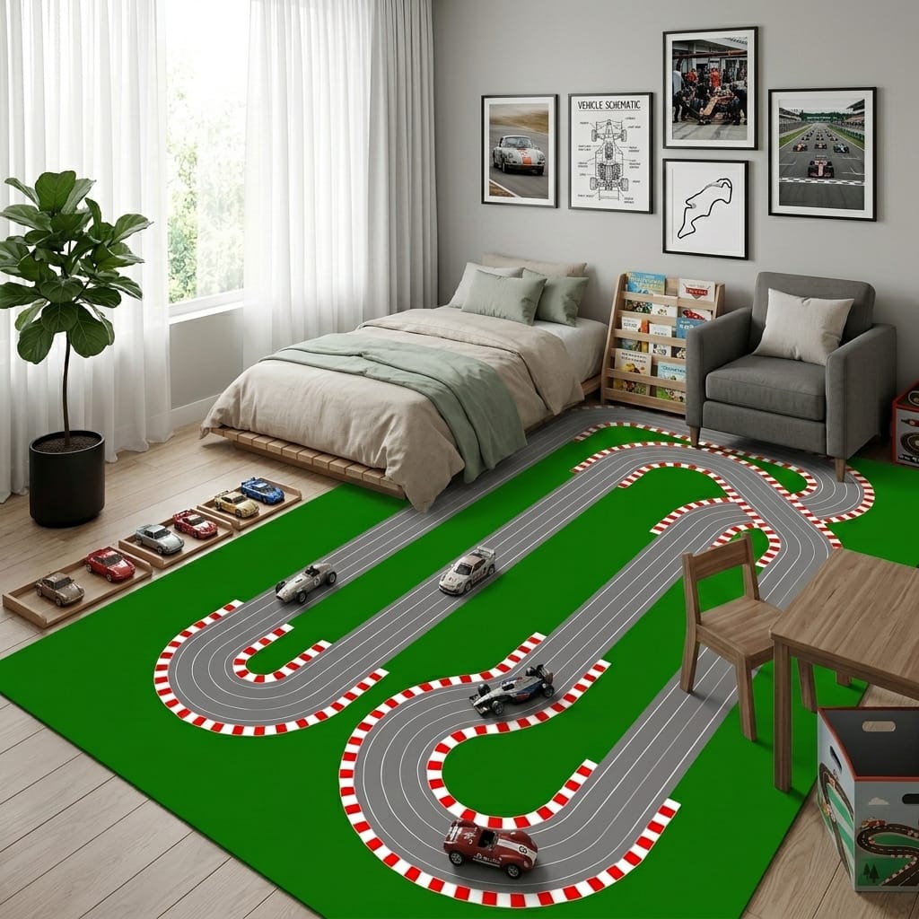 Cocon Montessori Tapis Circuit De Course Enfant